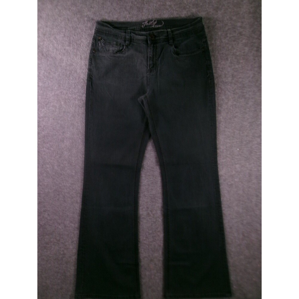 Foster Jeans Womens SIZE Black Regular Fit Bootcut Dark Wash Classic Casual